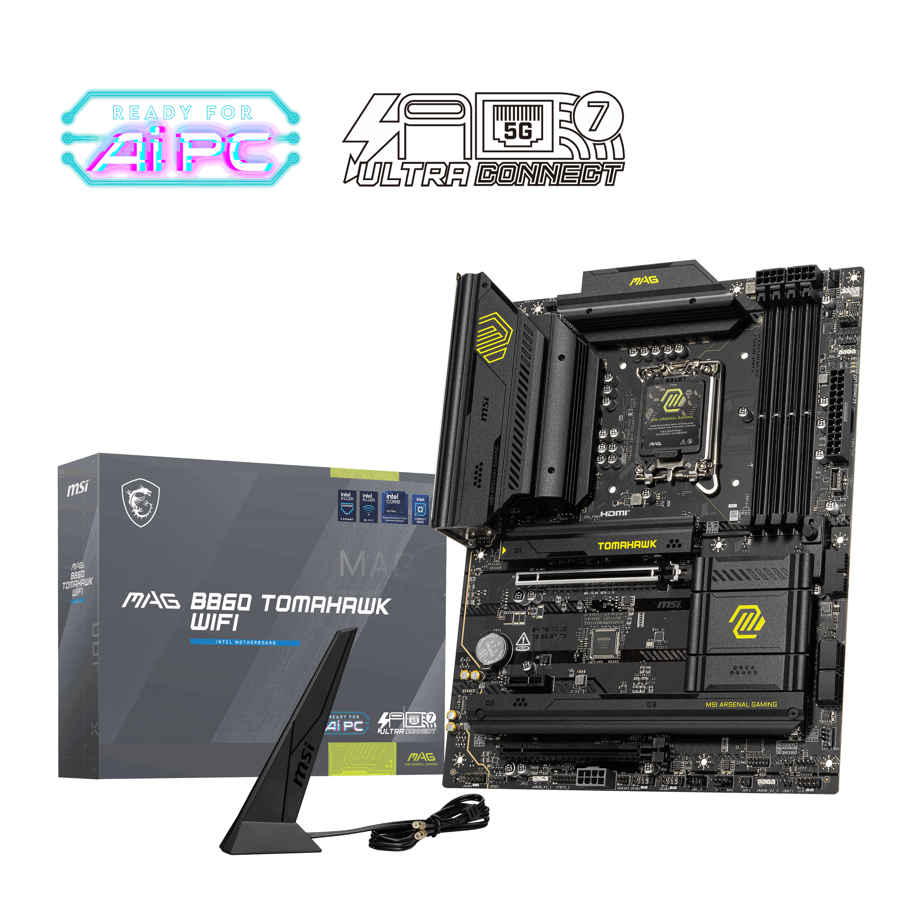 MSI%20MAG%20B860%20TOMAHAWK%20WIFI%20SOKET%201851%20DDR5%209200MHZ(OC)%203xM.2%202x%20TB4%20HDMI%20DISPLAY%205G%20LAN%20WIFI%207%20ATX