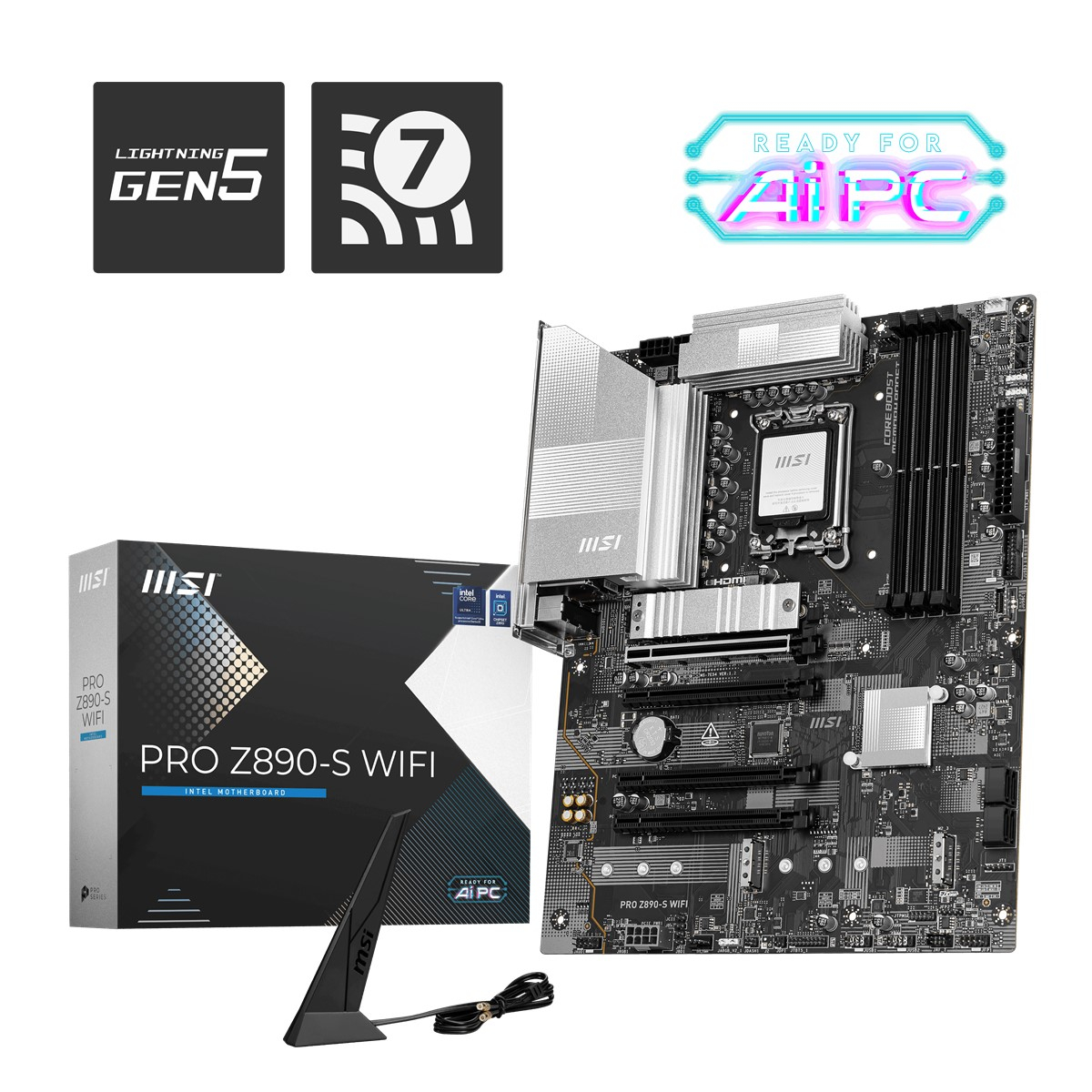 MSI%20PRO%20Z890-S%20WIFI%20PZ%20DDR5%208800MHZ(OC)%20USB%2020Gbps%203xM.2%201xTB4%20HDMI%20DISPLAY%202.5G%20LAN%20WIFI7%20ATX%201851P