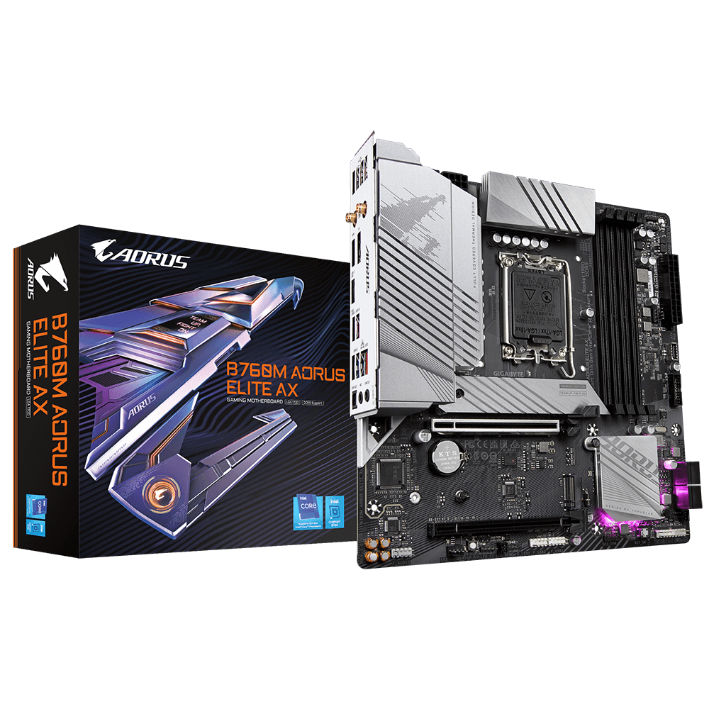 GIGABYTE%20B760M%20AORUS%20ELITE%20AX%205333MHz(OC)%20DDR5%20M.2%20mATX%201700p