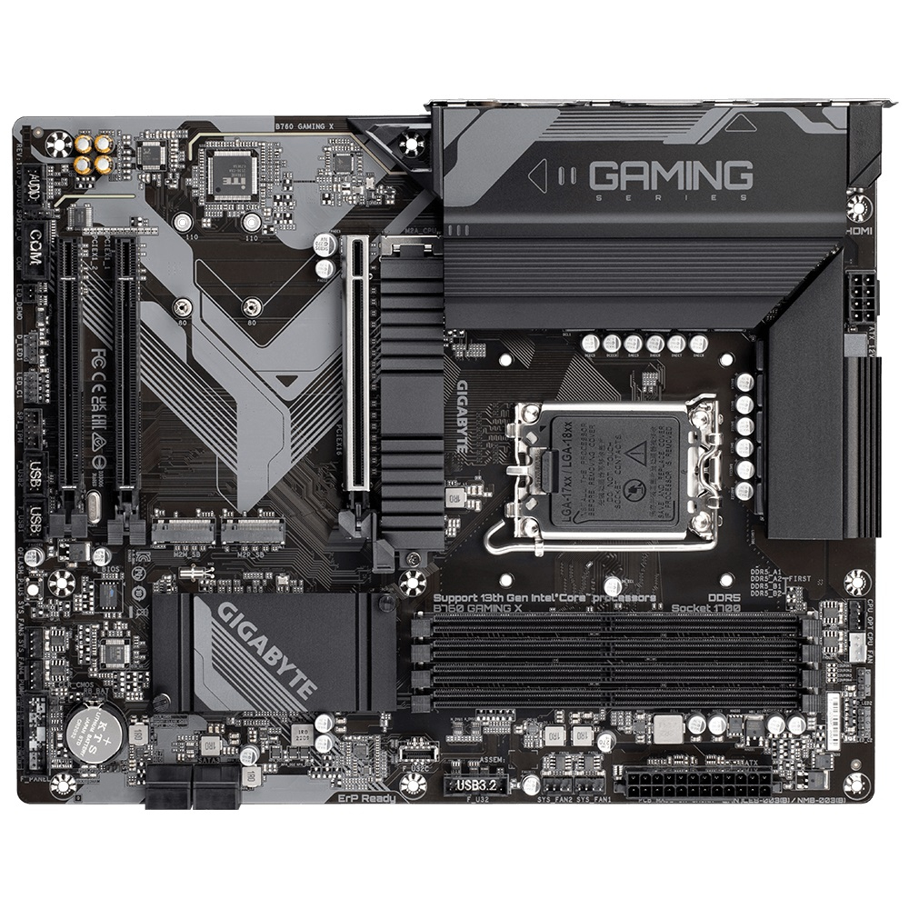 GIGABYTE%20B760%20GAMING%20X%20DDR5%207600MHZ(OC)%20HDMI%20DP%20ATX%201700P