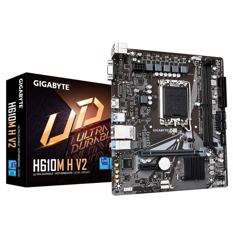 GIGABYTE%20H610M%20H%20V2%20DDR5%205600Mhz(OC)%20HDMI%20M.2%20mATX%201700p