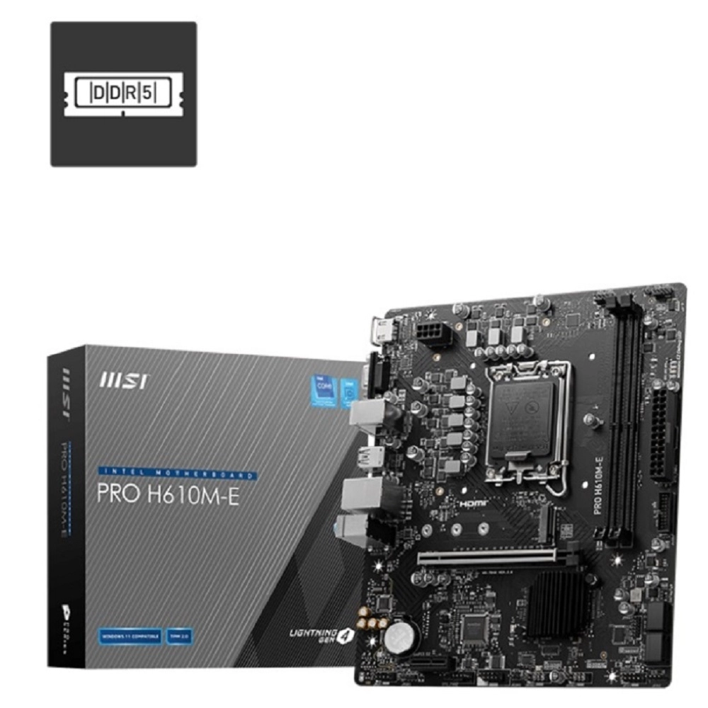 MSI%20PRO%20H610M-E%20DDR5%205600MHZ(OC)%20HDMI%20VGA%20M.2%20mATX%201700P