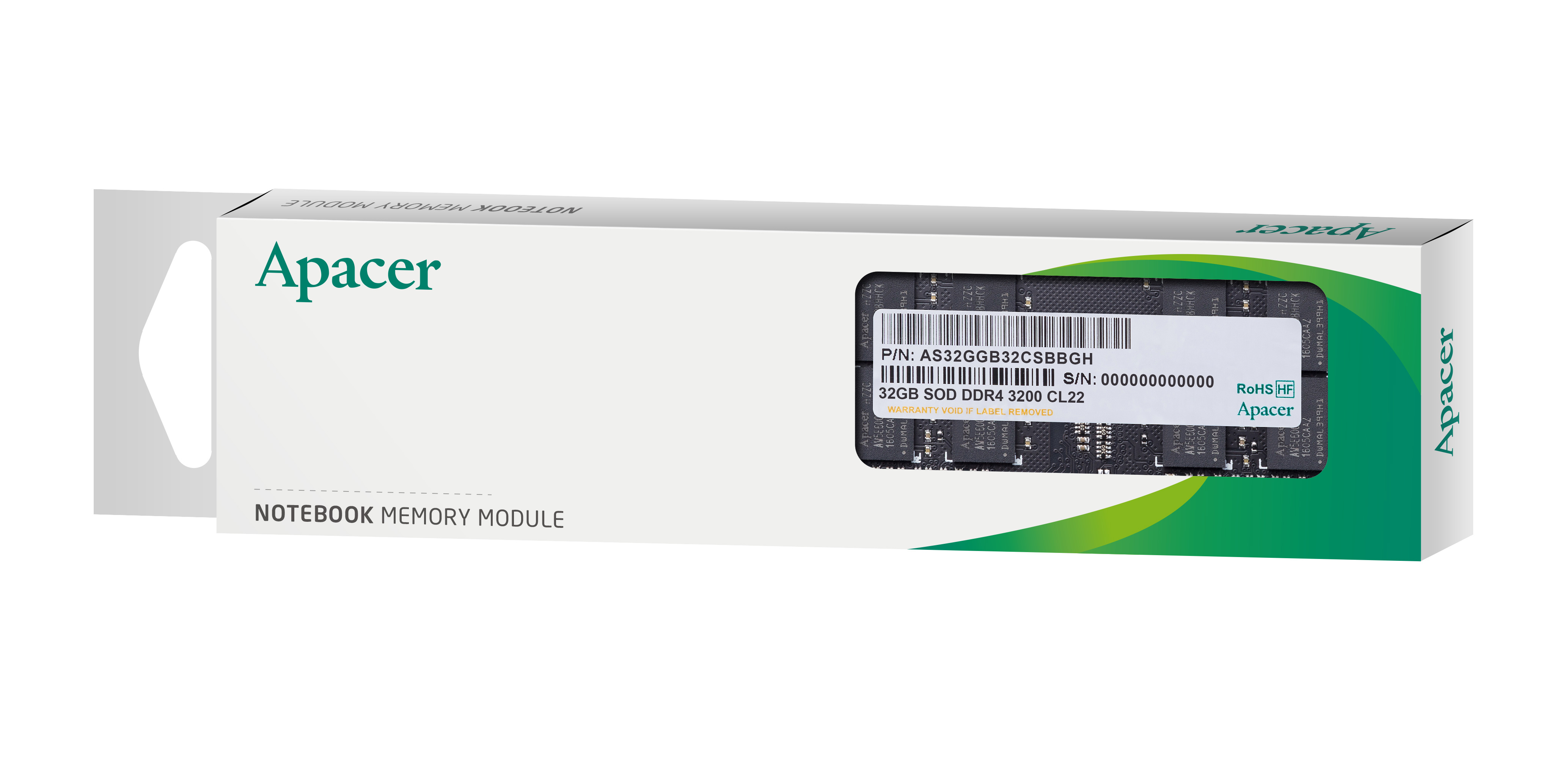 Apacer%2032GB%201x32GB%203200MHz%20CL22%20DDR4%20Notebook%20SODIMM%20RAM%20(ES.32G21.PSI)