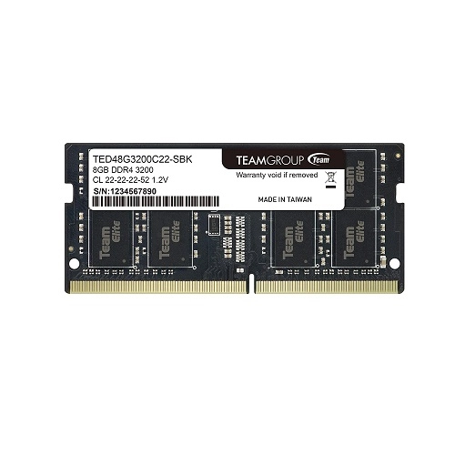 Team%20Elite%208GB%201x8GB%203200MHz%20CL%2022%20DDR4%20Notebook%20SODIMM%20Ram%20(TED48G3200C22-S01)