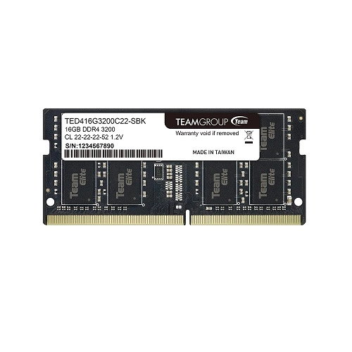 Team%20Elite%2016GB%201x16GB%203200MHz%20CL22%20DDR4%20Notebook%20SODIMM%20Ram%20(TED416G3200C22-S01)