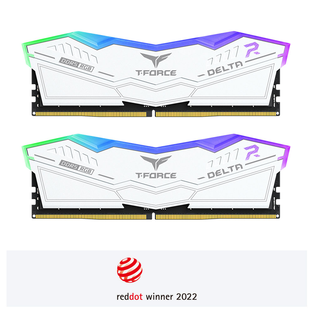 Team%20T-Force%20DELTA%20RGB(WT)%2032GB(2x16GB)%207600Mhz%20CL36%20DDR5%20Beyaz%20Gaming%20Ram%20(FF4D532G7600HC36DDC01)