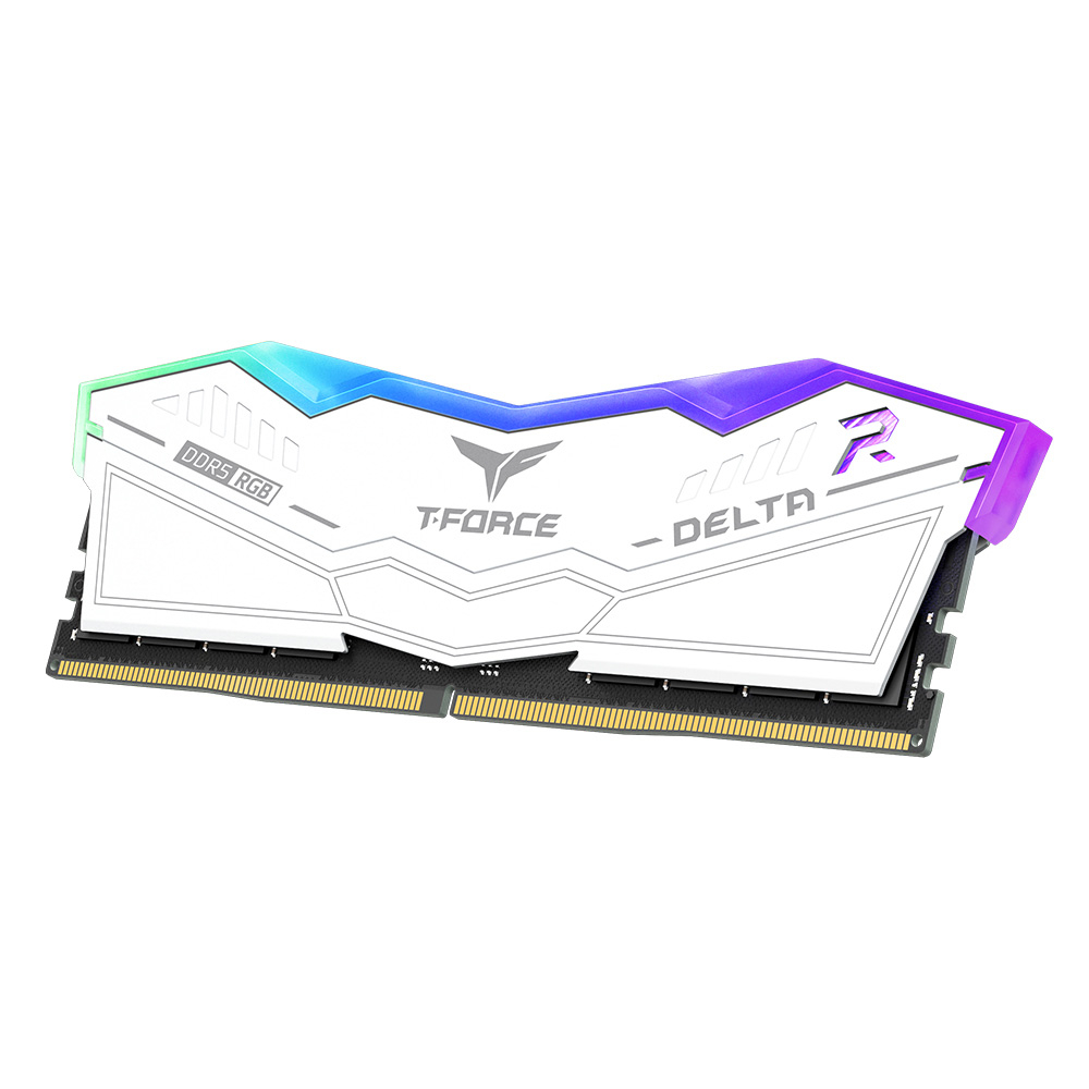 Team%20T-Force%20DELTA%20RGB(WT)%2032GB(2x16GB)%207600Mhz%20CL36%20DDR5%20Beyaz%20Gaming%20Ram%20(FF4D532G7600HC36DDC01)