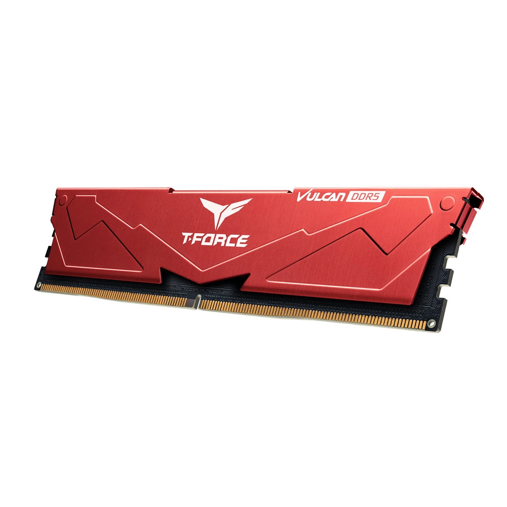 Team%20T-Force%20Vulcan%20Red%2032GB%20(2x16)%206000MHz%20DDR5%20CL38%20Ram%20(FLRD532G6000HC38JDC01)