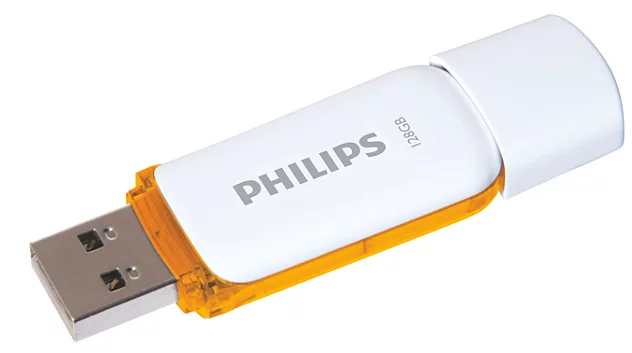PHILIPS%20128GB%20USB%202.0%20SNOW%20TURUNCU%20FM12FD70B/00