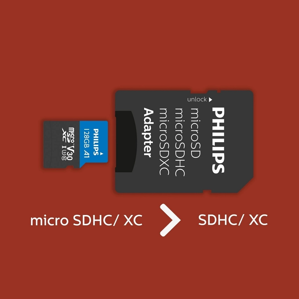 PHILIPS%20128GB%20MICRO%20SDXC%20100%20MB/S%20C10%20FM12MP65B/00