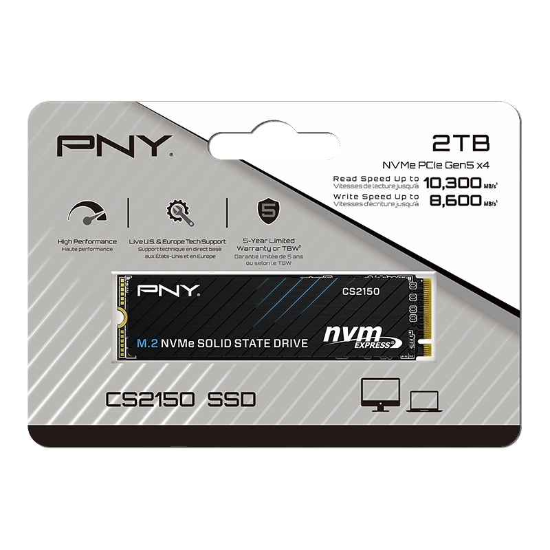 PNY%20CS2150%202TB%20%2010200/8500%20NVMe%20PCIe%20Gen5x4%20M.2%20SSD%20(M280CS2150-2TB-TB)
