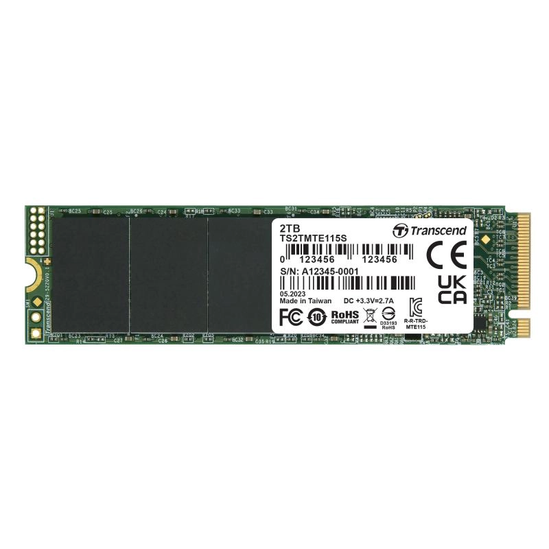 Transcend%20115S%202TB%203200/1900MB/s%20NVMe%20M.2%20SSD%20Disk%20(TS2TMTE115S)