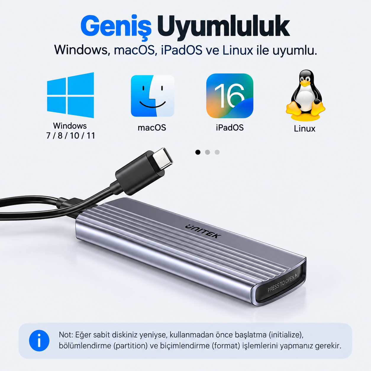 UNITEK%20M.2%20PCIe%20NVME%20USB-C%20SSD%20KUTUSU%20(S1241B01)