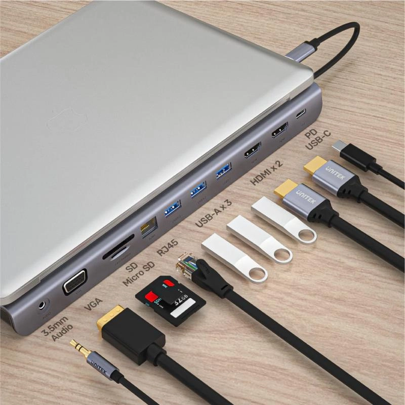 UNITEK%20USB-C%2011in1%20UNIVERSAL%20DOCKING%20MST%20(D1022B)