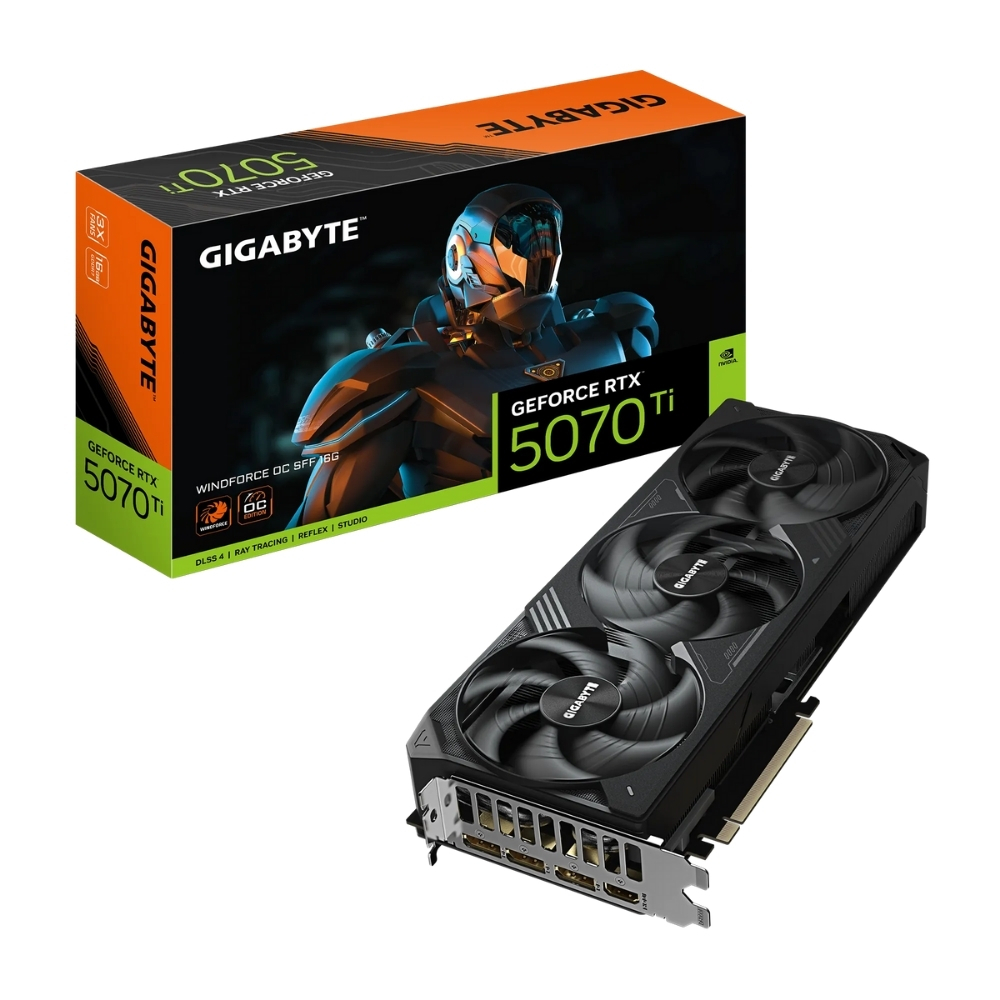 GIGABYTE%20RTX5070Ti%20WINDFORCE%20SFF%20GV-N507TWF3OC-16GD%2016GB%20GDDR7%20256BIT