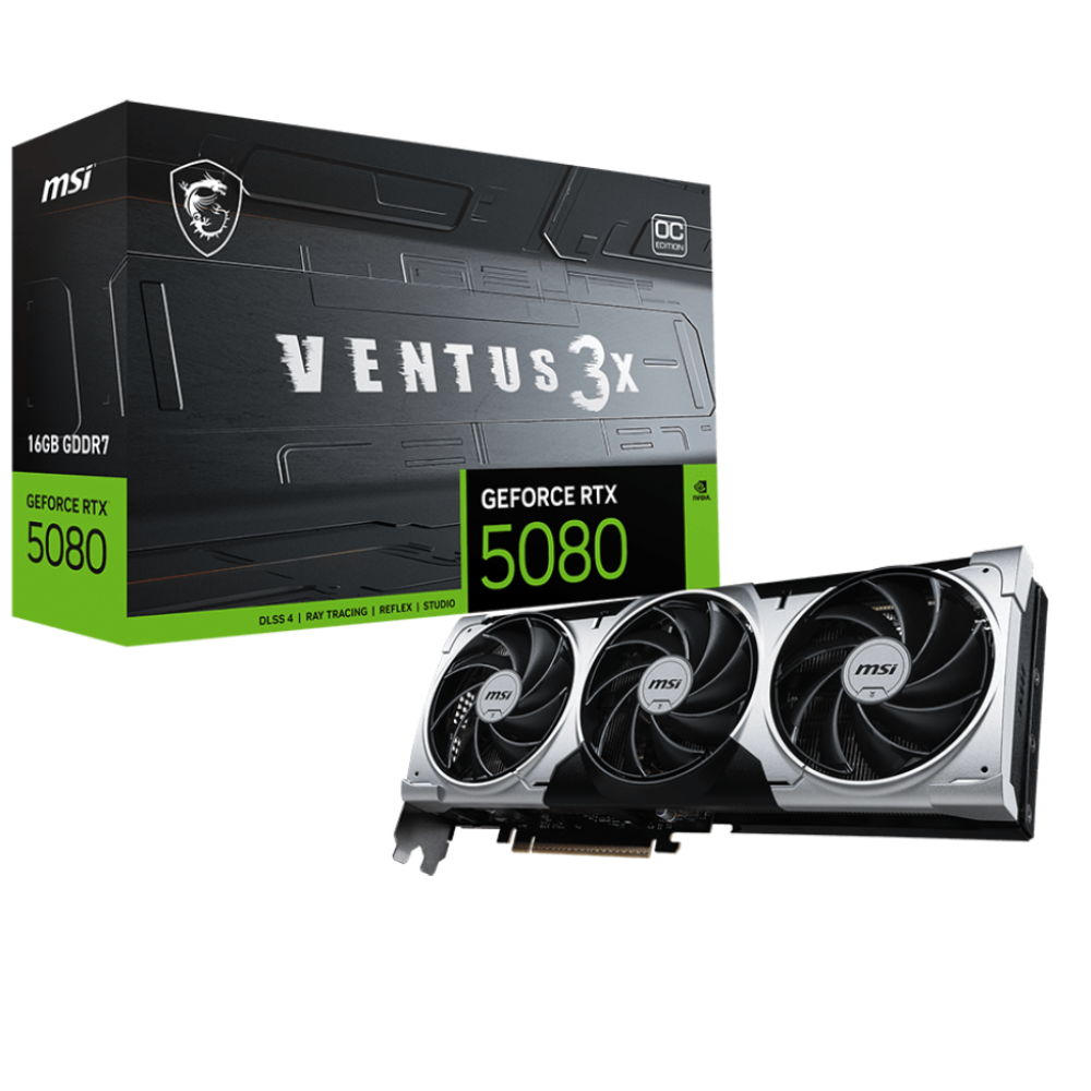 MSI%20VGA%20GEFORCE%20RTX%205080%2016G%20VENTUS%203X%20OC%20PLUS%20RTX5080%2016GB%20GDRR7%20256%20B%20DX12%20PCIE%205.0%20X16%20(3XDP%201XHDMI)