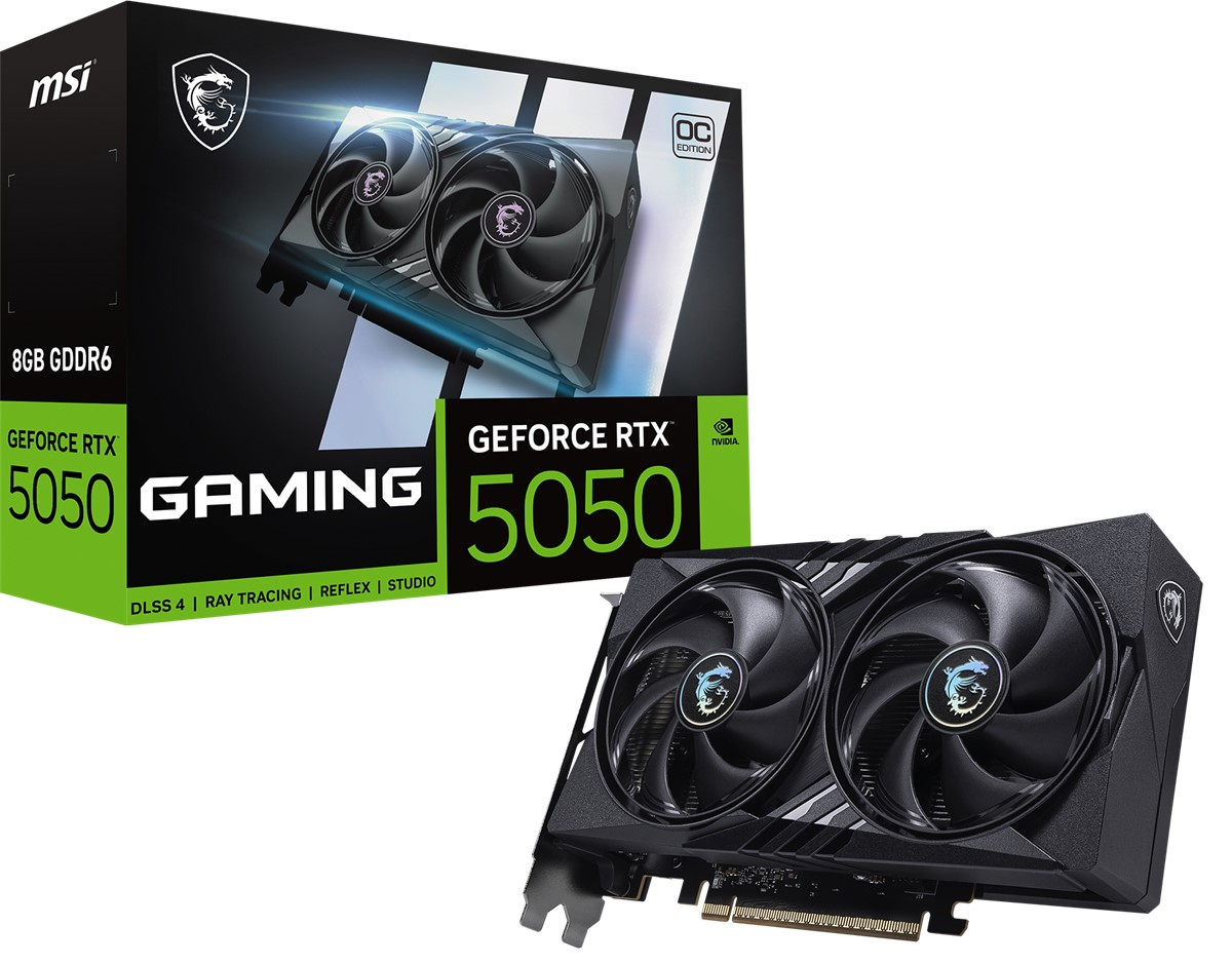 MSI%20GEFORCE%20RTX%205050%208G%20GAMING%20OC%20GDDR6%20128B%20DX12%20PCIE%205.0%20X16%20(3XDP%201XHDMI)