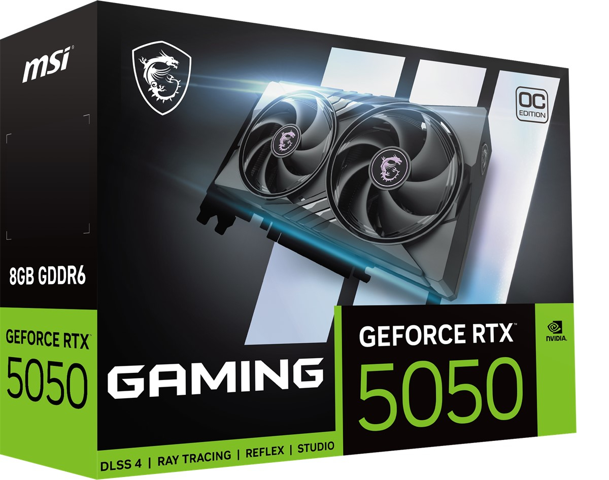 MSI%20GEFORCE%20RTX%205050%208G%20GAMING%20OC%20GDDR6%20128B%20DX12%20PCIE%205.0%20X16%20(3XDP%201XHDMI)
