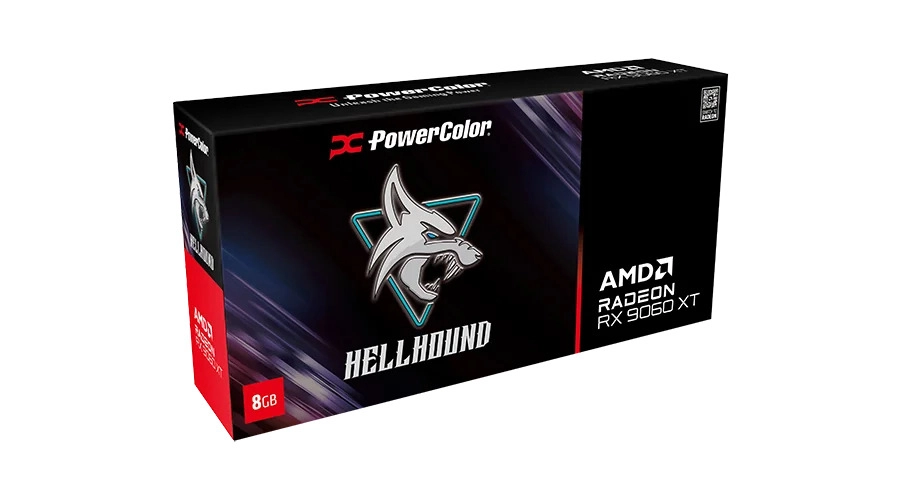 POWERCOLOR%20HELLHOUND%20RX9060XT%208GB%20GDDR6%20(RX9060XT%208G-L/OC)%20EKRAN%20KARTI