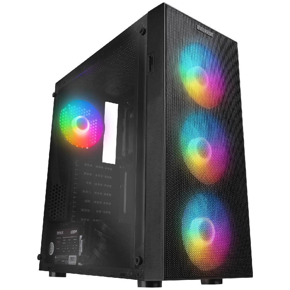 EVEREST%20FACED%20V5%20MESH%20600W%20RGB%20SİYAH%20GAMİNG%20KASA