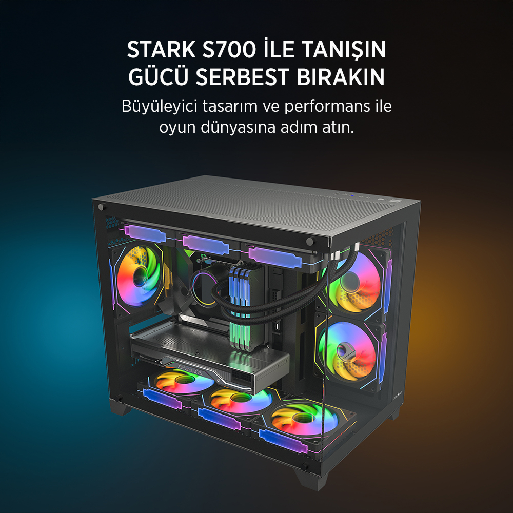 James%20Donkey%20Stark%20S700%203xARGB%20Temperli%20Cam%20650W%2080+%20Bronze%20mATX%20Siyah%20Gaming%20(Oyuncu)%20Kasa