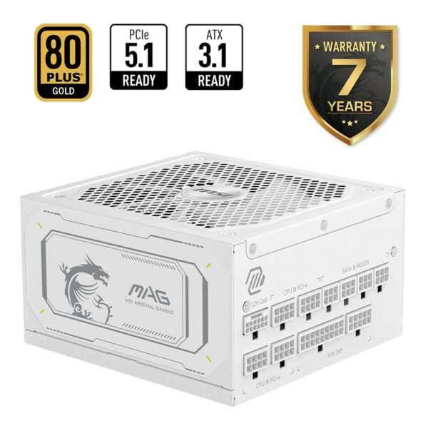 MSI%20MAG%201000GL%20PCIE5%20WHITE%201000W%2080+%20GOLD%20POWER