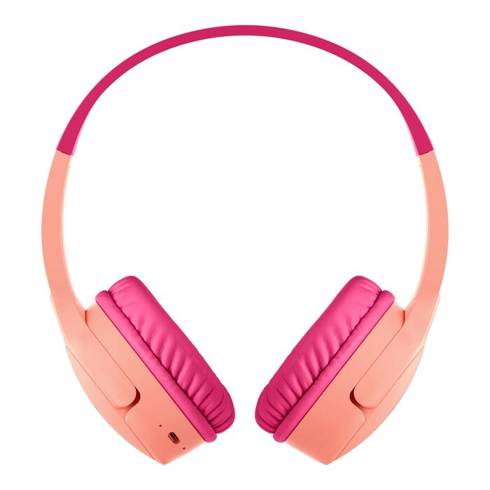 Belkin%20AUD002%20SoundForm%20Mini%20Kablosuz%20Kafaüstü%20Çocuk%20Kulaklık-Pembe
