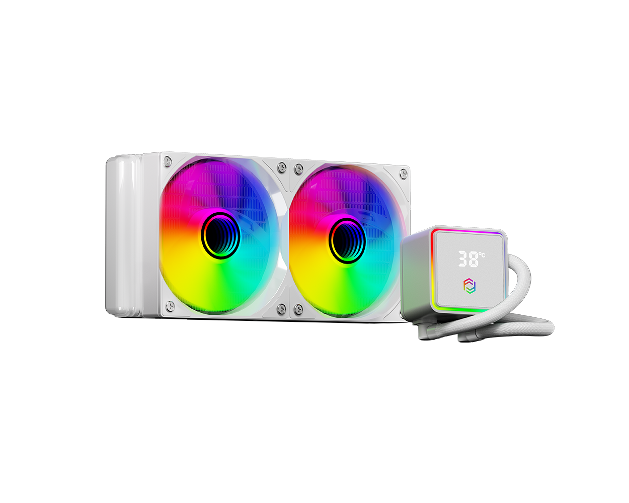FRISBY%20FCL-240W%20ARGB%20240%20LIQUID%20COOLER%20WHITE