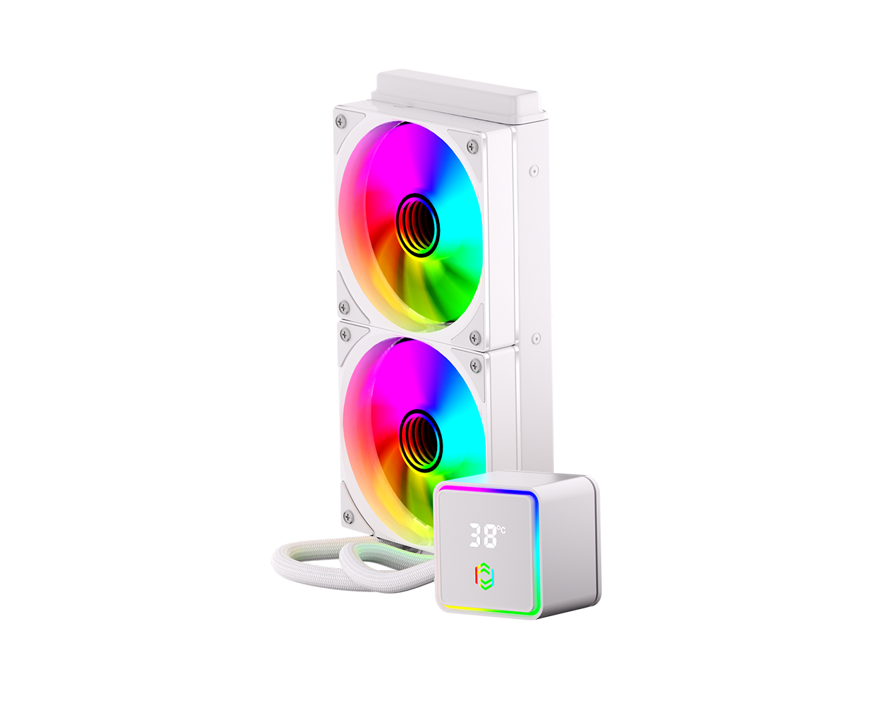 FRISBY%20FCL-240W%20ARGB%20240%20LIQUID%20COOLER%20WHITE