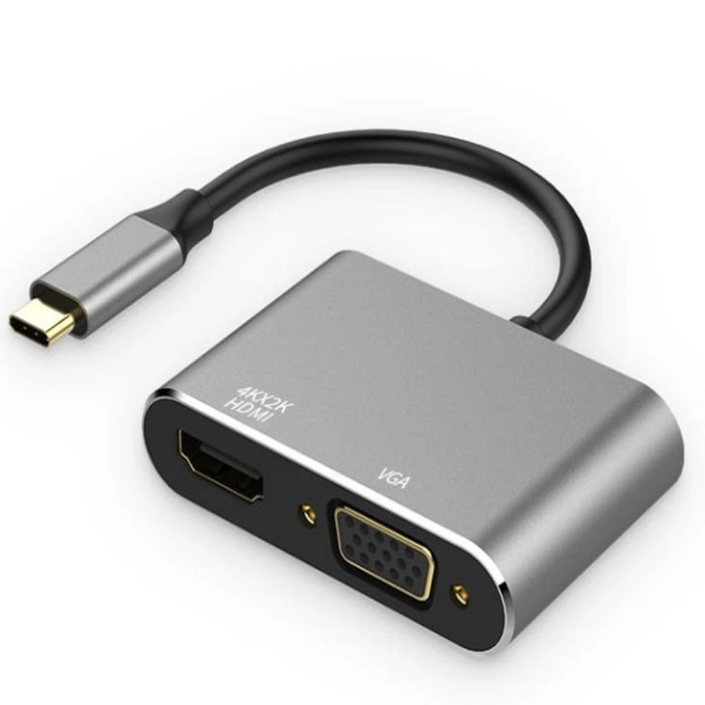 USB-C%20Hub%204’ü%201%20Arada%20|%204K%20HDTV,%20VGA,%20USB%203.0,%2087W%20PD%20Şarj