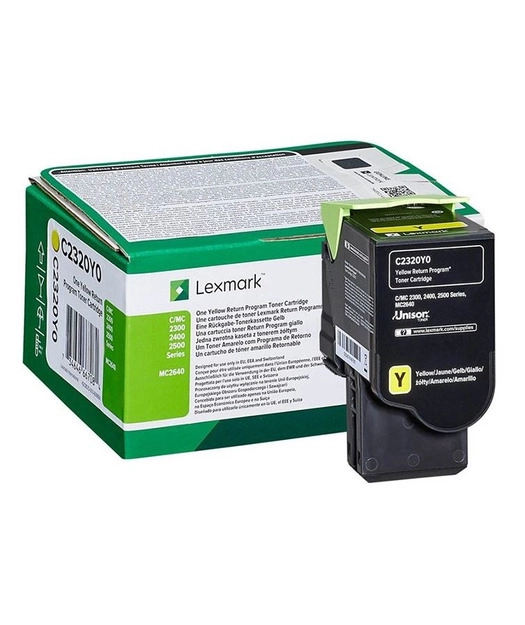 Lexmark%20C2350Y0%20Sarı%20Return%20Toner