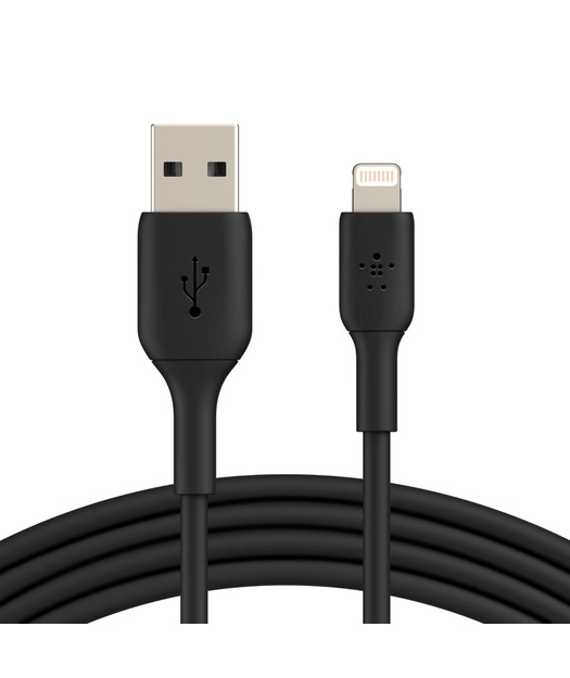 Belkin%20CAA001%20BoostCharge%20Lightning’%20ten%20USB-A’%20ya%20Kablo%20-%20Siyah