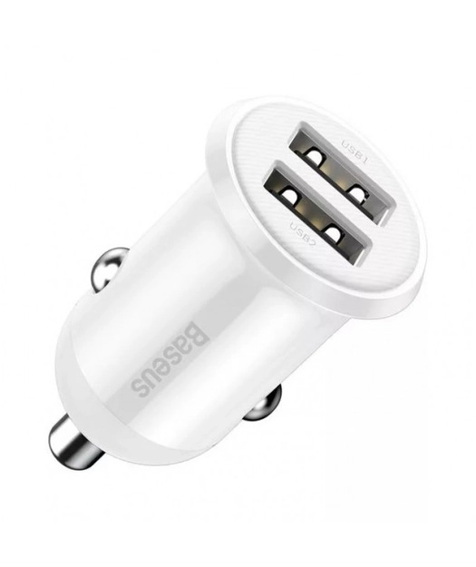 Baseus%20Grain%20Pro%20Araç%20Şarjı%20(2*USB%204.8A%20)%20-%20Beyaz