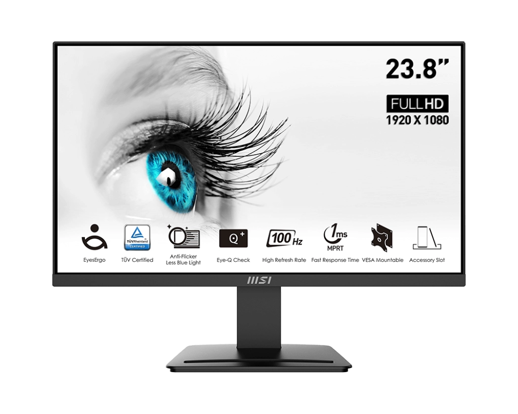 23.8%20MSI%20PRO%20MP2412%20FHD%201MS%20100HZ%20FLAT%20VA