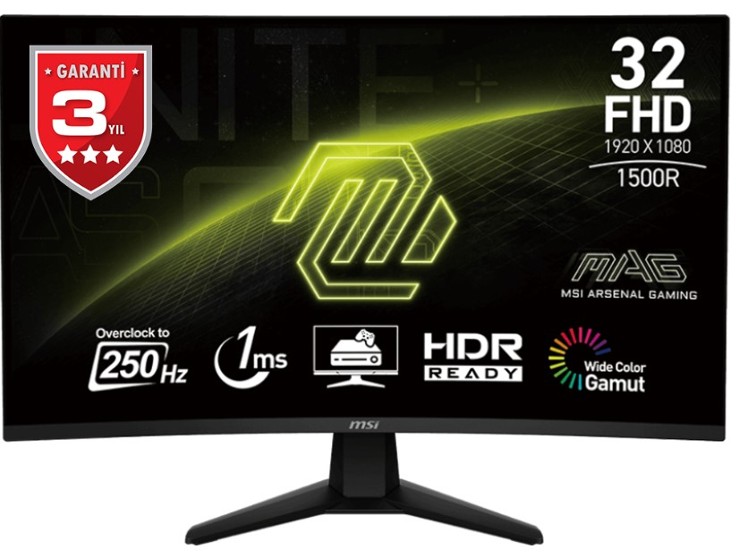 31.5%20MSI%20MAG%2032C6X%201MS%20250HZ%20FHD%20CURVE%201500R%20VA%20ADAPTIVE-SYNC%20GAMING%20MONITOR