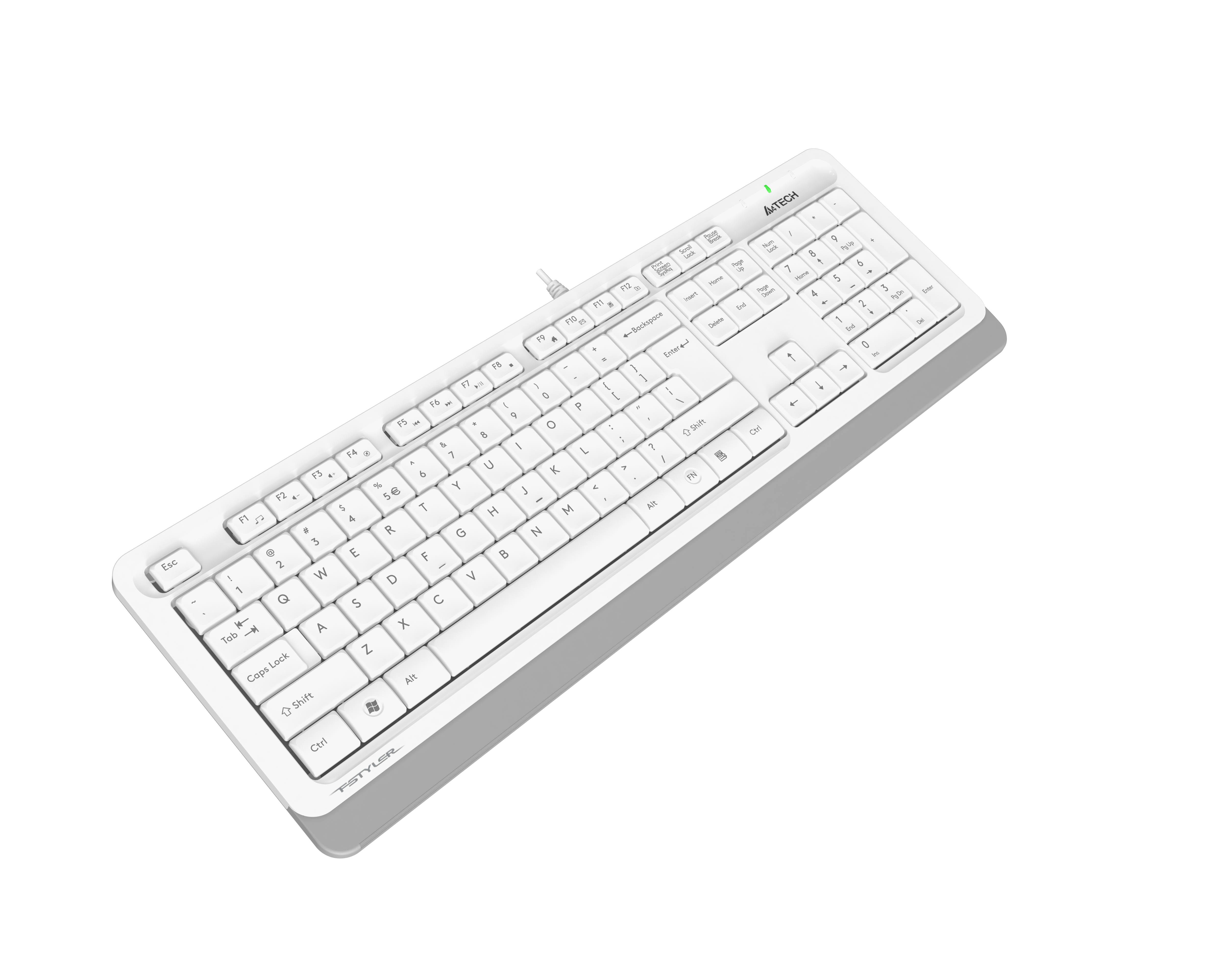 A4%20TECH%20FK10%20FN-MULTİMEDYA%20Q%20KLAVYE%20USB%20BEYAZ