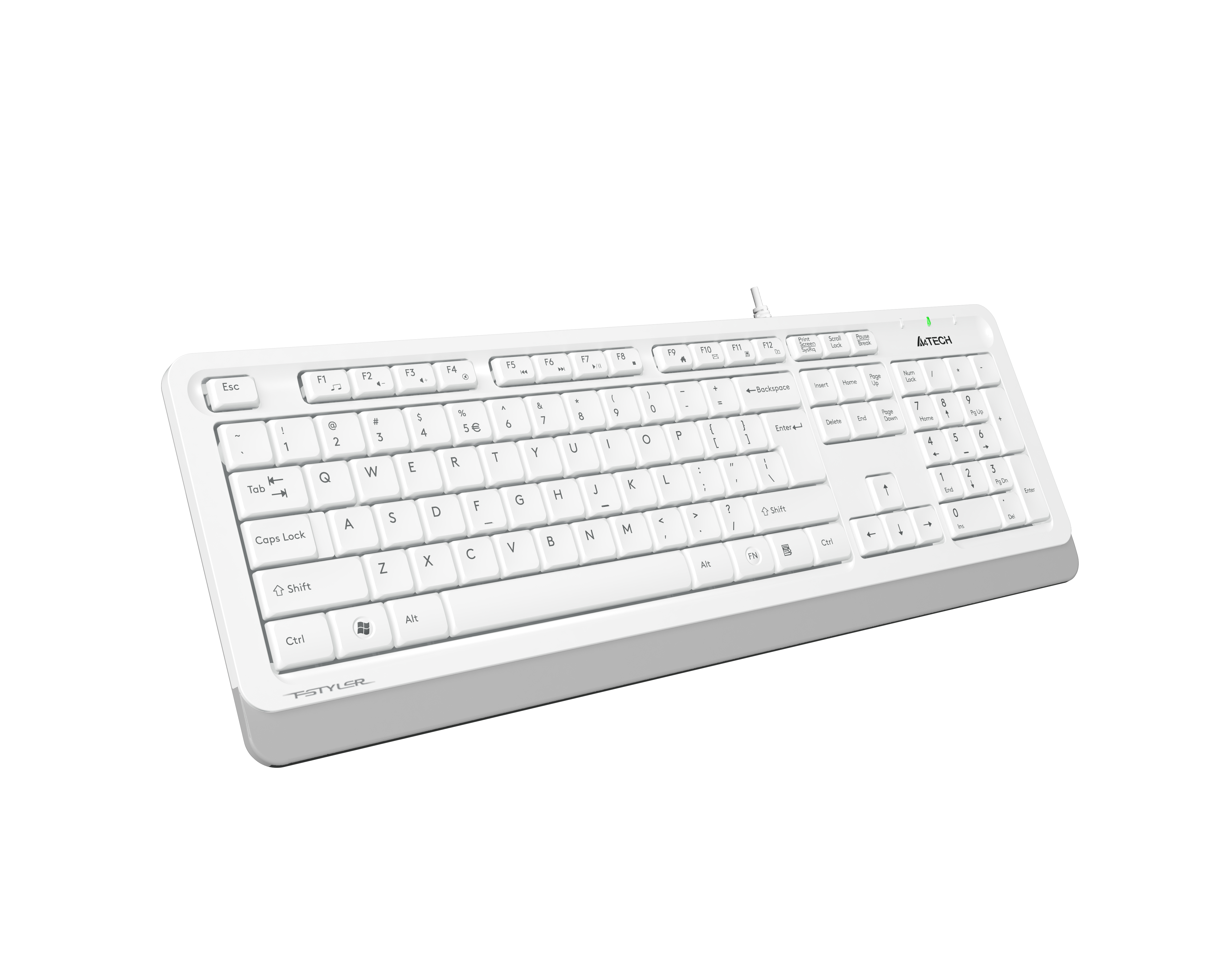 A4%20TECH%20FK10%20FN-MULTİMEDYA%20Q%20KLAVYE%20USB%20BEYAZ