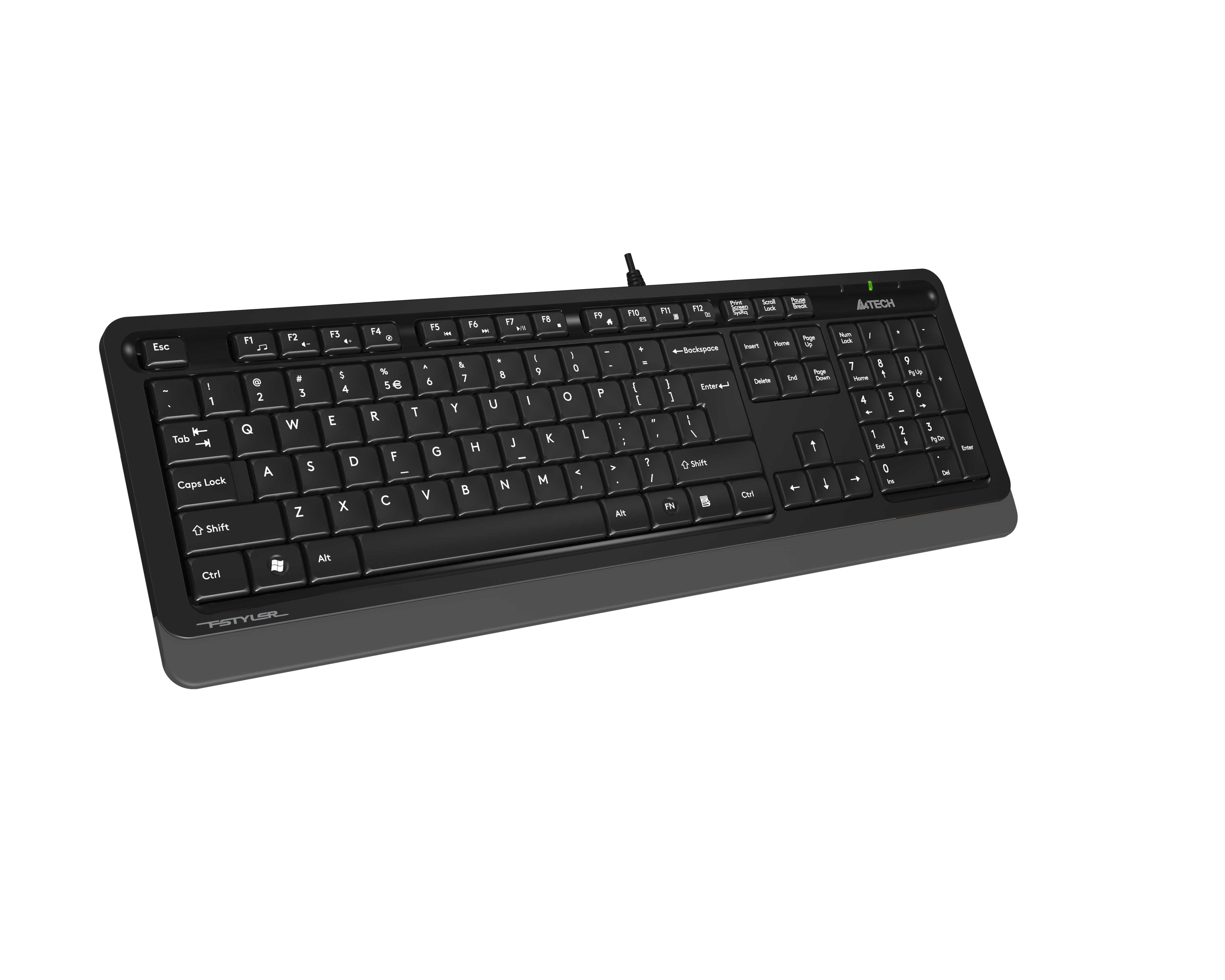 A4%20TECH%20FK10%20FN-MULTİMEDYA%20Q%20KLAVYE%20USB%20GRİ
