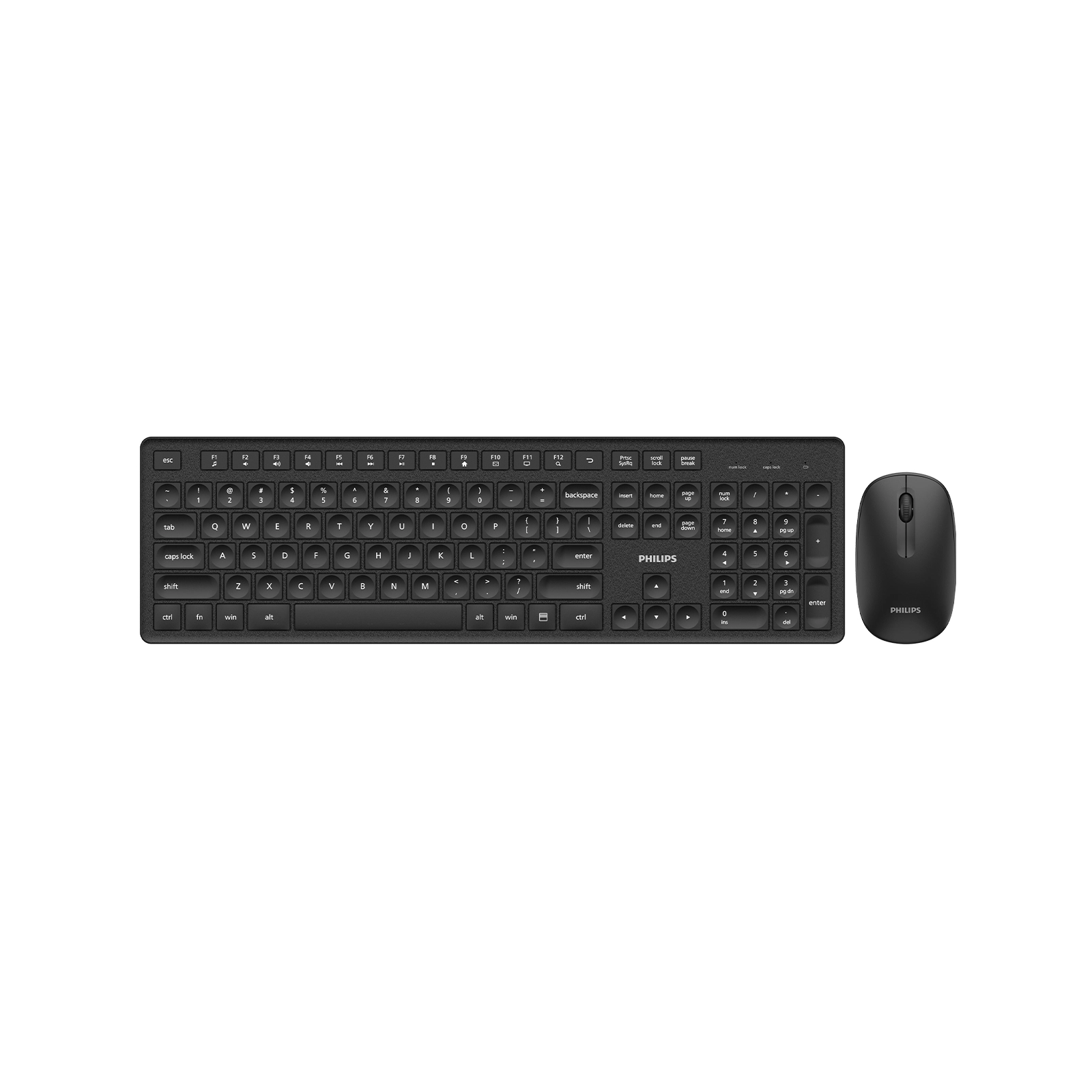 PHILIPS%20KABLOSUZ%20KLAVYE&MOUSE%20SET%20SPT6318B%20SİYAH