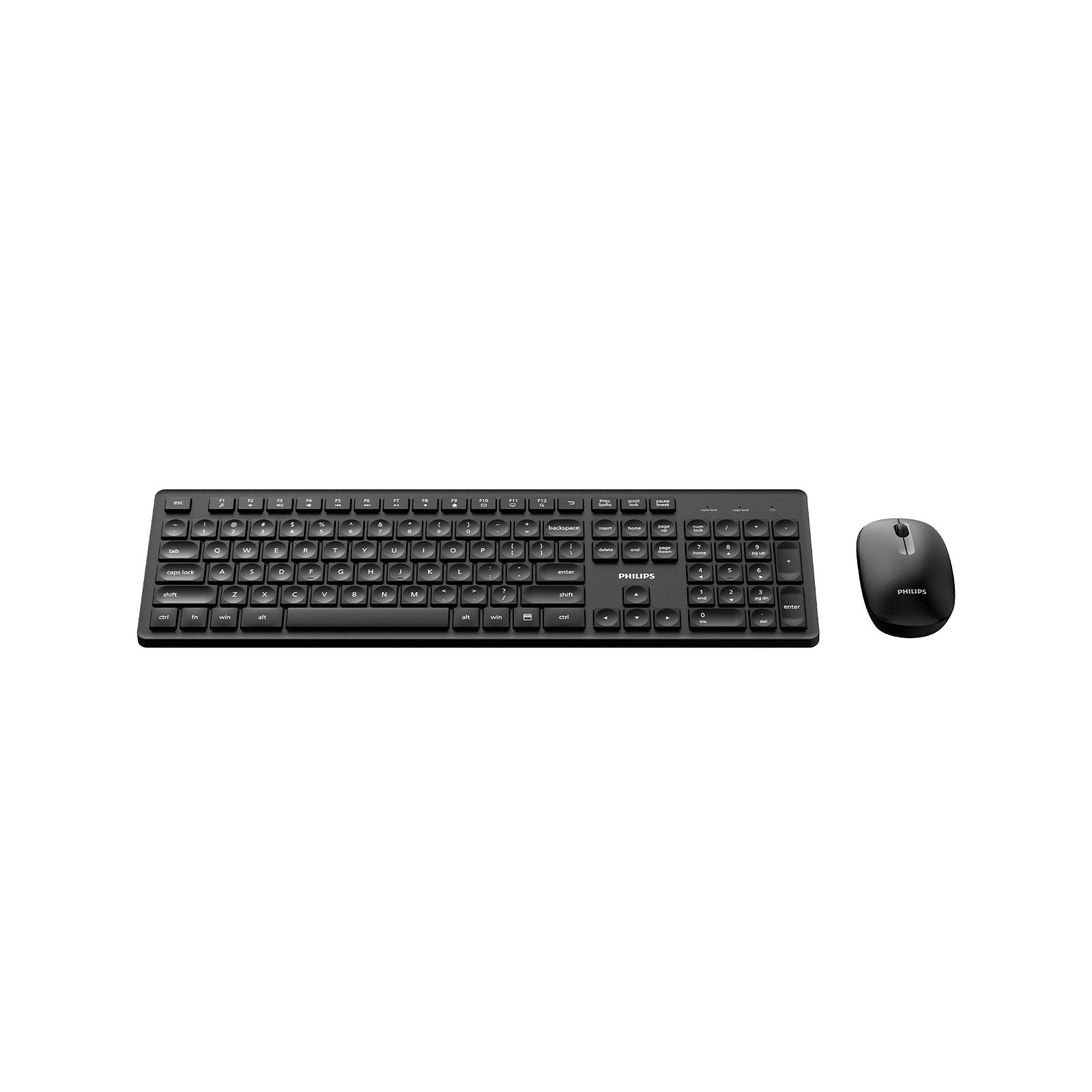 PHILIPS%20KABLOSUZ%20KLAVYE&MOUSE%20SET%20SPT6318B%20SİYAH