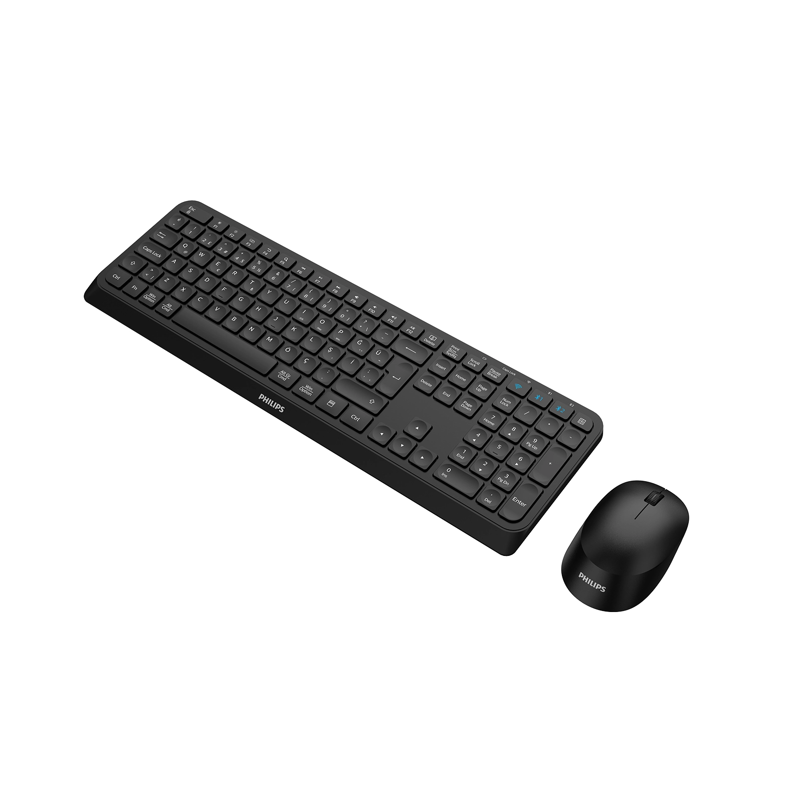 PHILIPS%20KABLOSUZ%20%20KLAVYE&MOUSE%20SET%20SPT6407%20SİYAH