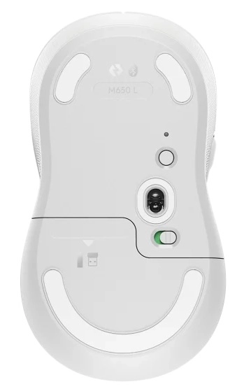 LOGİTECH%20M650%20L%20SİGNATURE%20KABLOSUZ%20TAM%20BOYUTLU%20MOUSE%20BEYAZ%20910-006238