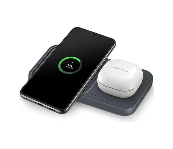 Samsung%20EP-P5400TBEGWW%2015W%20Kablosuz%20Hızlı%20Şarj%20Cihazı%20Duo%20Siyah