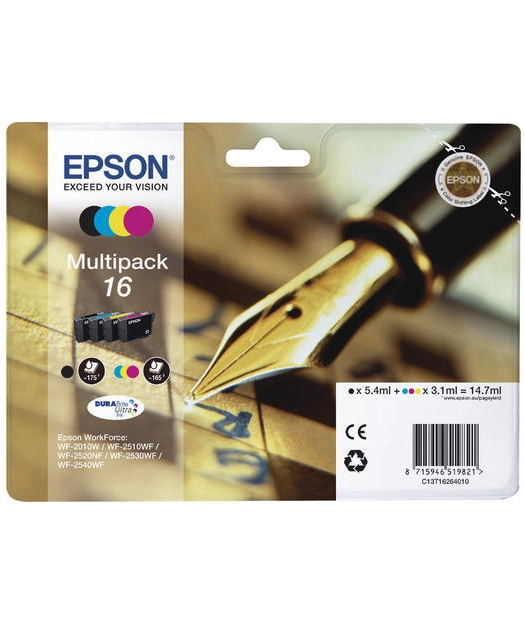 Epson%20162640%20B/C/M/Y%20Mürekkep%20Kartuş