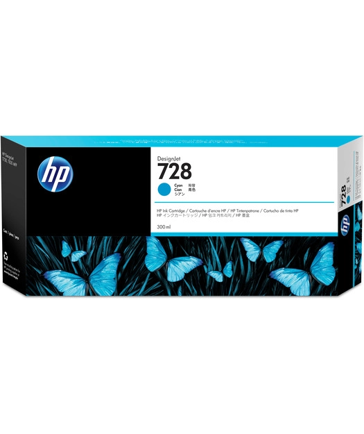 HP%20F9K17A%20Cyan%20Mürekkep%20Kartuş%20(728)