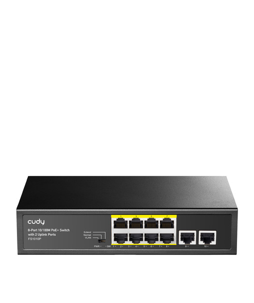 CUDY%208Port%2010/100M%20PoE+%202Up%2080W%20Switch