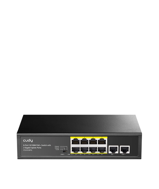 CUDY%208Port%2010/100M%20PoE+2GB%20Up%2080W%20Switch