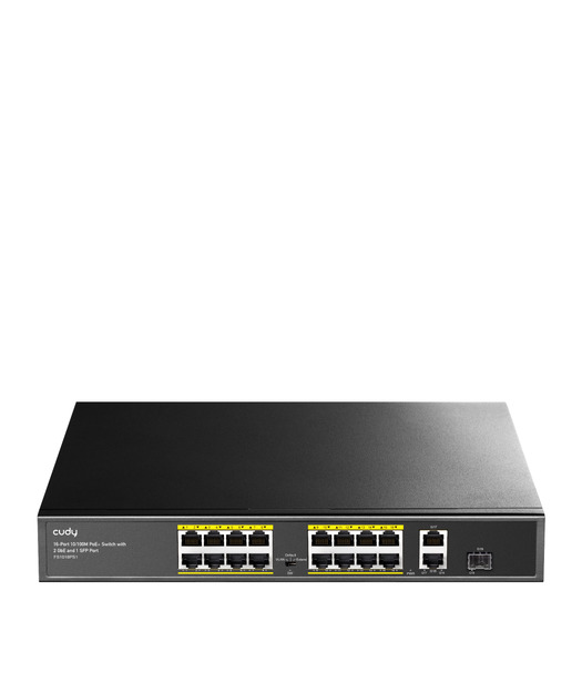 CUDY%2016Port%2010/100%20PoE+2GB%20Up200W%20Switch