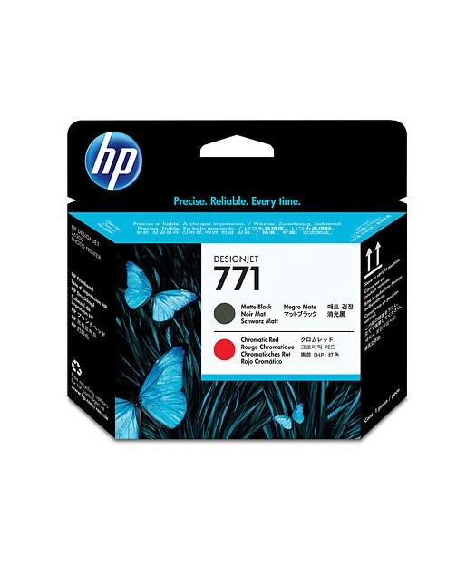 HP%20CE017A%20Mat%20Black/Choromatic%20Red%20DesignJet%20Baskı%20Kafası%20(771)