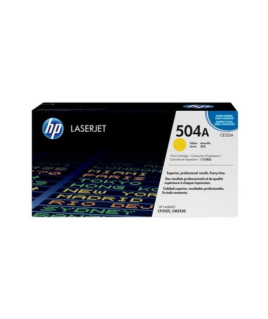 HP%20CE252A%20Yellow%20Toner%20Kartuş%20(504A)